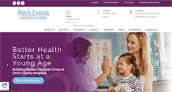 Desktop Screenshot of daviscountyhospital.org